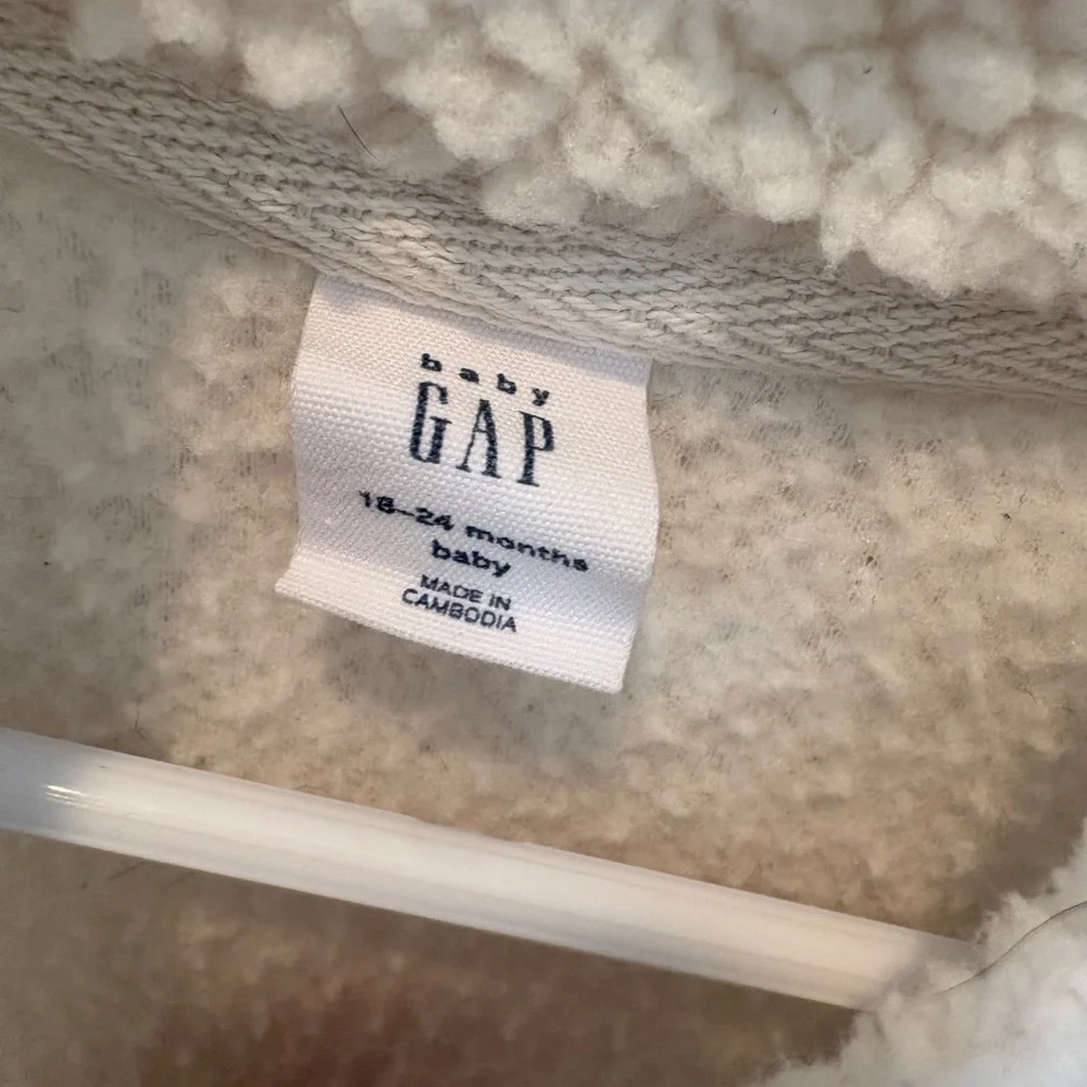 Baby Gap Cozy Cream Sherpa Pullover